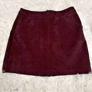 NWT Vero Moda Deep Burgundy Mini Skirt